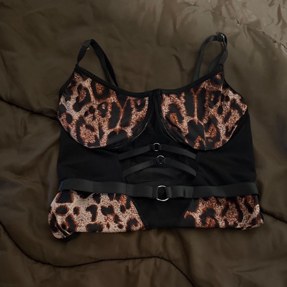 Source Unknown Black and Brown Shapewear